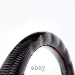 Carbon Fiber Perforated Leather Steering Wheel For 2008+ Infiniti G37 G37X