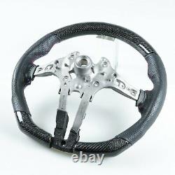 Carbon Fiber Perforated Leather Steering Wheel For BMW F80 M3 F82 M4 2014up