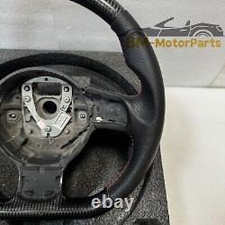 Carbon Fiber Perforated Leather Steering Wheel for Audi TT R8 TTRS SQ5 2008-2015