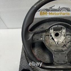Carbon Fiber Perforated Leather Steering Wheel for Audi TT R8 TTRS SQ5 2008-2015