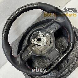 Carbon Fiber Perforated Leather Steering Wheel for Audi TT R8 TTRS SQ5 2008-2015