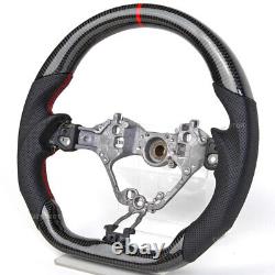 Carbon Fiber Perforated Steering Wheel Fit 16+ Toyota 86 Subaru BRZ Scion FR-S