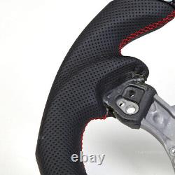 Carbon Fiber Perforated Steering Wheel Fit 16+ Toyota 86 Subaru BRZ Scion FR-S