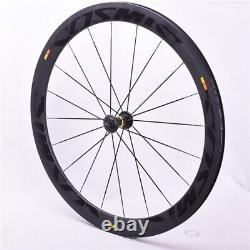 Carbon Fiber Road Bike Wheels 700c Tubular or Clincher Rim Bicycle Wheelset