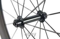 Carbon Fiber Road Bike Wheelset 38/50/60/88mm Clincher / Tubular Bicycle Wheels