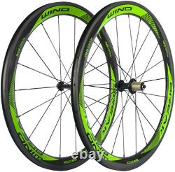 Carbon Fiber Road Wheelset Clincher Wheels 50Mm Depth R13 Hub Decal Bicycle Rims