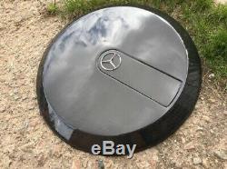 Carbon Fiber Spare Wheel Tire Cover + tire cover decaL Mercedes W463 G-Class