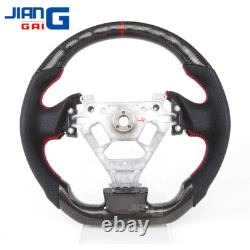 Carbon Fiber Sport Flat Customized Steering Wheel Fit Infiniti G35 2004-2007