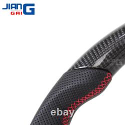Carbon Fiber Sport Flat Customized Steering Wheel Fit Infiniti G35 2004-2007