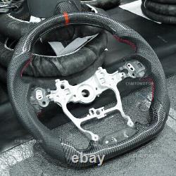 Carbon Fiber Sport Steering Wheel for 22+ Toyota Land Cruiser LC300 No Heated