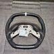 Carbon Fiber Steering Whee Withwhite Stripe Fit Chevrolet Corvette C8 Z51 2020+