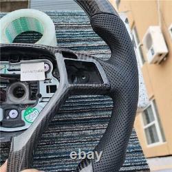 Carbon Fiber Steering Wheel+Cover For 2013-2015 Benz Class A B C E W204 CLA GLA