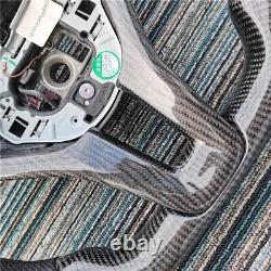 Carbon Fiber Steering Wheel+Cover For 2013-2015 Benz Class A B C E W204 CLA GLA