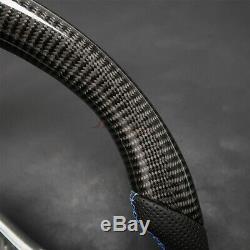 Carbon Fiber Steering Wheel Cover For VW Golf 6 GTI GTD R MK6 Jetta GLI Scirocco