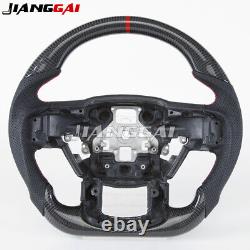 Carbon Fiber Steering Wheel Fit Ford F150 Raptor 15+ with CF Trim Heated