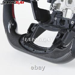 Carbon Fiber Steering Wheel Fit Ford F150 Raptor 15+ with CF Trim Heated