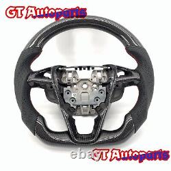 Carbon Fiber Steering Wheel Fit Ford Mondeo Fusion Ecoboost 2013-2019 Trim