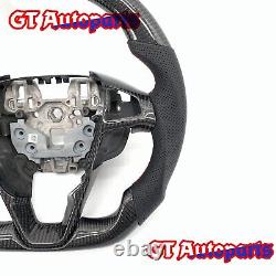 Carbon Fiber Steering Wheel Fit Ford Mondeo Fusion Ecoboost 2013-2019 Trim