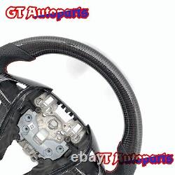 Carbon Fiber Steering Wheel Fit Ford Mondeo Fusion Ecoboost 2013-2019 Trim