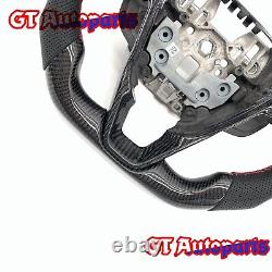 Carbon Fiber Steering Wheel Fit Ford Mondeo Fusion Ecoboost 2013-2019 Trim