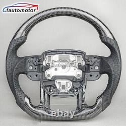 Carbon Fiber Steering Wheel Fit Land Rover Sport Range Discovery with Heated