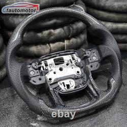 Carbon Fiber Steering Wheel Fit Land Rover Sport Range Discovery with Heated