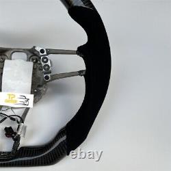 Carbon Fiber Steering Wheel Fit Porsche Macan Cayenne 911 918 718 2015-2021