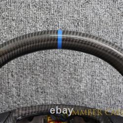 Carbon Fiber Steering Wheel Fit Silverado Suburban Tahoe WithHeated 2021-2024