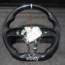 Carbon Fiber Steering Wheel Fit Sliver Stripe For INFINITI Q50 Q60 2018-2024