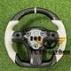 Carbon Fiber Steering Wheel Fit for Tesla Model Y/Model 3 2017-2025 with Trim