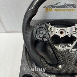 Carbon Fiber Steering Wheel Fit for Toyota 7thgen Camry 2012-2017 with Trim
