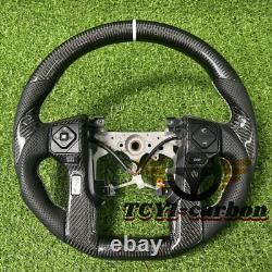 Carbon Fiber Steering Wheel Fit for Toyota Tundra 4Runner Tacoma 2012-2024