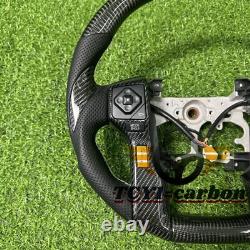 Carbon Fiber Steering Wheel Fit for Toyota Tundra 4Runner Tacoma 2012-2024