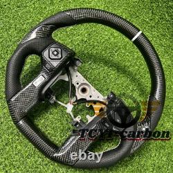 Carbon Fiber Steering Wheel Fit for Toyota Tundra 4Runner Tacoma 2012-2024