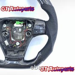 Carbon Fiber Steering Wheel Fit for Volvo S40 V50 C30 C70 2004-2013 with Buttons
