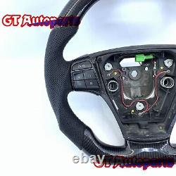 Carbon Fiber Steering Wheel Fit for Volvo S40 V50 C30 C70 2004-2013 with Buttons