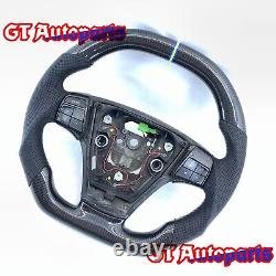 Carbon Fiber Steering Wheel Fit for Volvo S40 V50 C30 C70 2004-2013 with Buttons