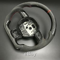 Carbon Fiber Steering Wheel For AUDI A3 8V A4 B8 A5 S3 S4 B8 8K S5 2014-2017