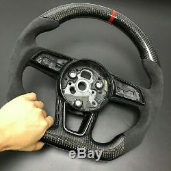 Carbon Fiber Steering Wheel For AUDI A3 A4 A5 S3 S4 S5 B9 2017-2019
