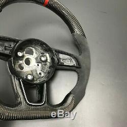 Carbon Fiber Steering Wheel For AUDI A3 A4 A5 S3 S4 S5 B9 2017-2019