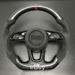 Carbon Fiber Steering Wheel For AUDI A3 A4 A5 S3 S4 S5 B9 2017-2019