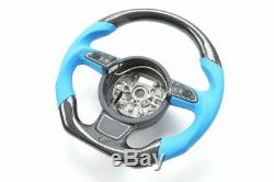 Carbon Fiber Steering Wheel For Audi A1 A3 A4L A5 A6 A6L A7 Q3 Q5 Q7 S3 S4 S5