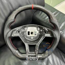 Carbon Fiber Steering Wheel For Benz AMG C63 W204 A45 AMG CLA45 2013-2014