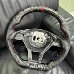 Carbon Fiber Steering Wheel For Benz AMG C63 W204 A45 AMG CLA45 2013-2014