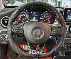 Carbon Fiber Steering Wheel For Benz W176 C117 W205 W213 X156 X253 W166 W222