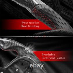 Carbon Fiber Steering Wheel For Dodge Challenger Charger SRT Hellcat 2015-2023