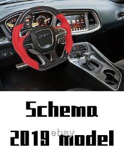 Carbon Fiber Steering Wheel For Dodge Challenger/Charger Srt Hellcat 2015-2020
