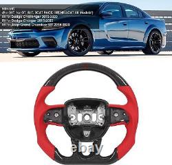 Carbon Fiber Steering Wheel For Dodge Challenger/Charger Srt Hellcat 2015-2020