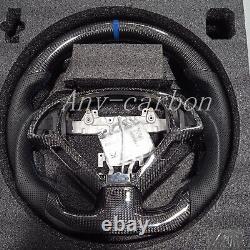 Carbon Fiber Steering Wheel For Infiniti G37 G37X Sedan Coupe 2008+ BLUE LINE