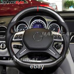 Carbon Fiber Steering Wheel For Mercedes-Benz C E CLS GLA G Class 2013-2015